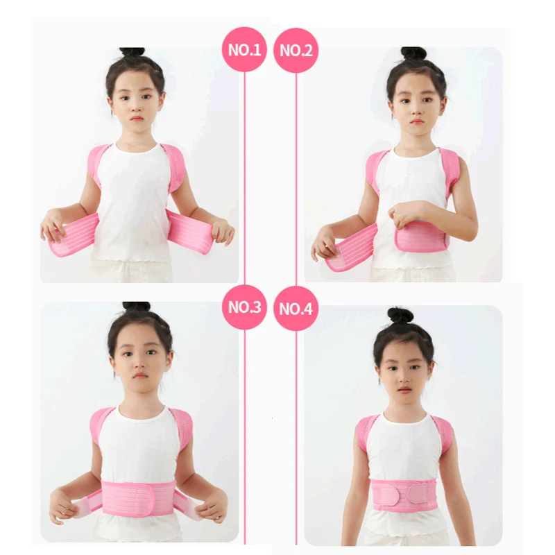 Posture Corrector Back Posture Trainer Clavicle Spine Shoulder Correction Adjustable Length Back Support,Prevent Humpback