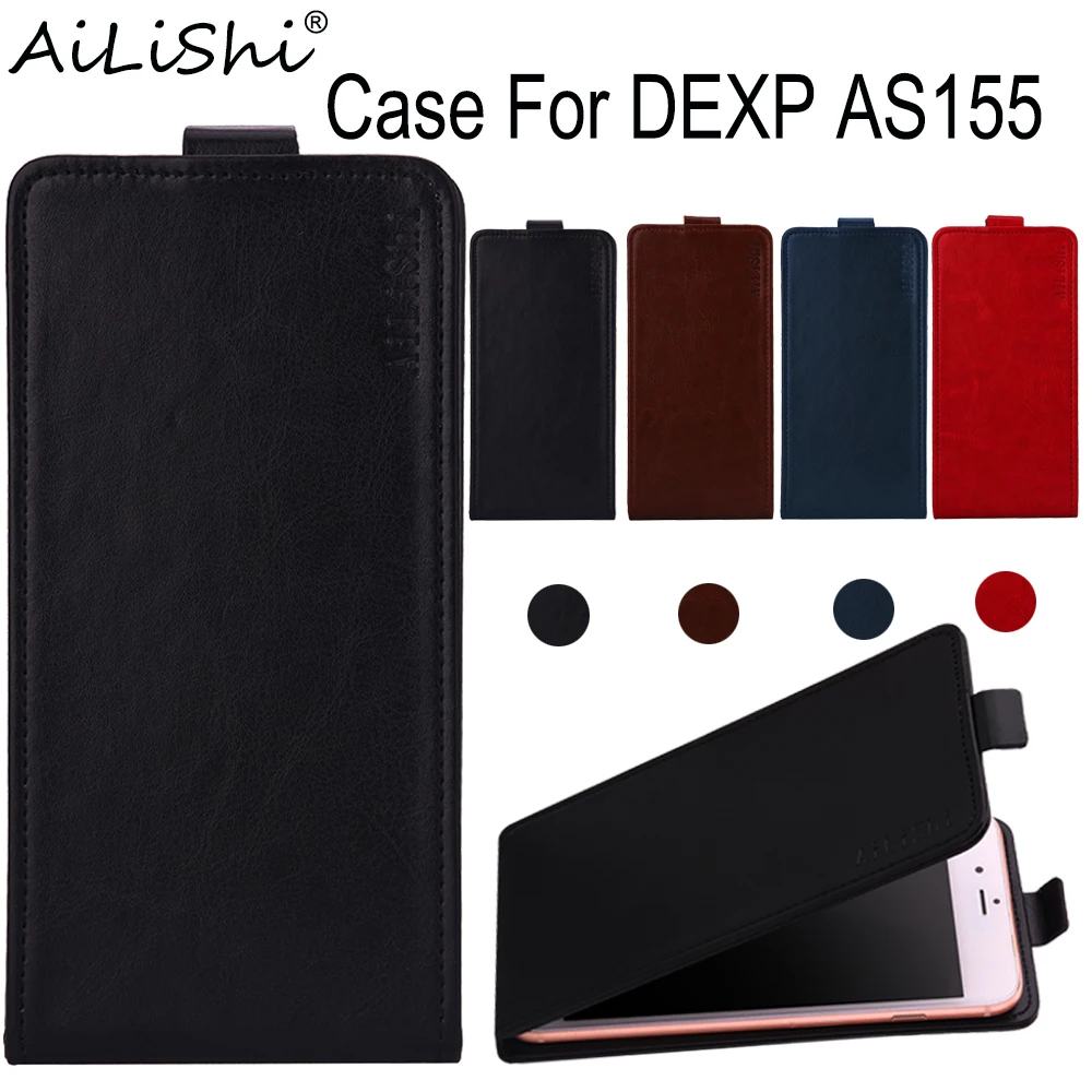 AiLiShi Case For DEXP AS155 Luxury Flip Top Quality PU Leather Case DEXP Exclusive 100% Phone Protective Cover Skin+Tracking