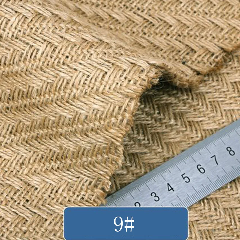 Textile Jute Mesh Fabric, Curtain Bag, Tablecloths, Placemats, Wedding Decoration, Burlap, Natural, 1m Width, 150cm