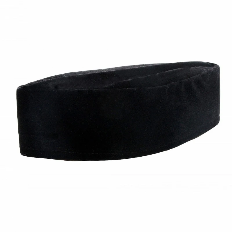 Muslim Men Velvet Black Kufi Hat Islamic Turkish Takke Prayer Cap Bonnet Turban Dropshipping