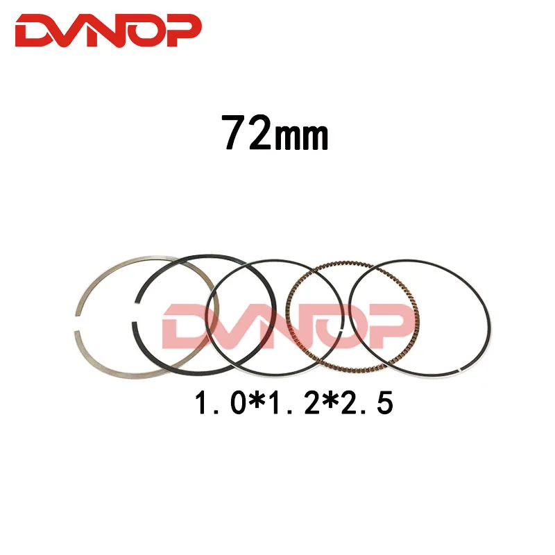 Motorcycle  Piston Ring 72mm  For LIFAN CG300 CG 300 300cc UITRALCOLD YX300 Engine Spare Parts