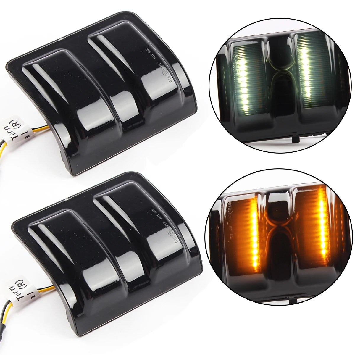 

Piar Dual Colors Switchback Dynamic Led Side Mirrors Turn Signal Light Indicator Lamp For Ford F250 F350 F450 Super Duty