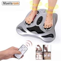 Vibromasseur électrique avec télécommande, masseur de pieds, soins de santé, massage corporel, exercice des jambes, appareil de thérapie par chauffage