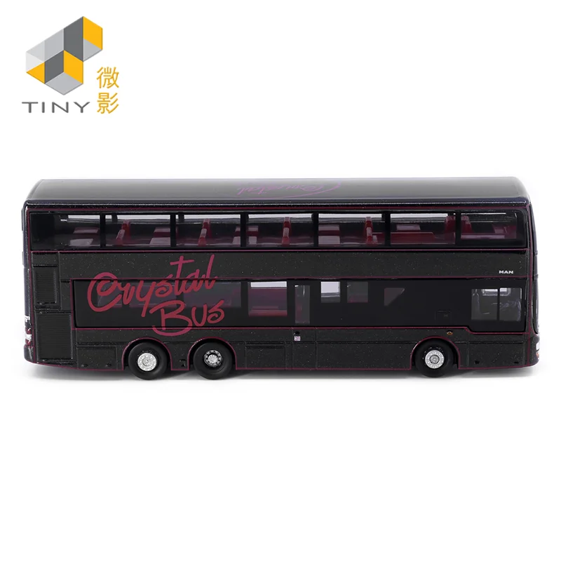 Tiny 1:110 Crystal Bus Man A95 NO.49 Alloy Simulation Model Car