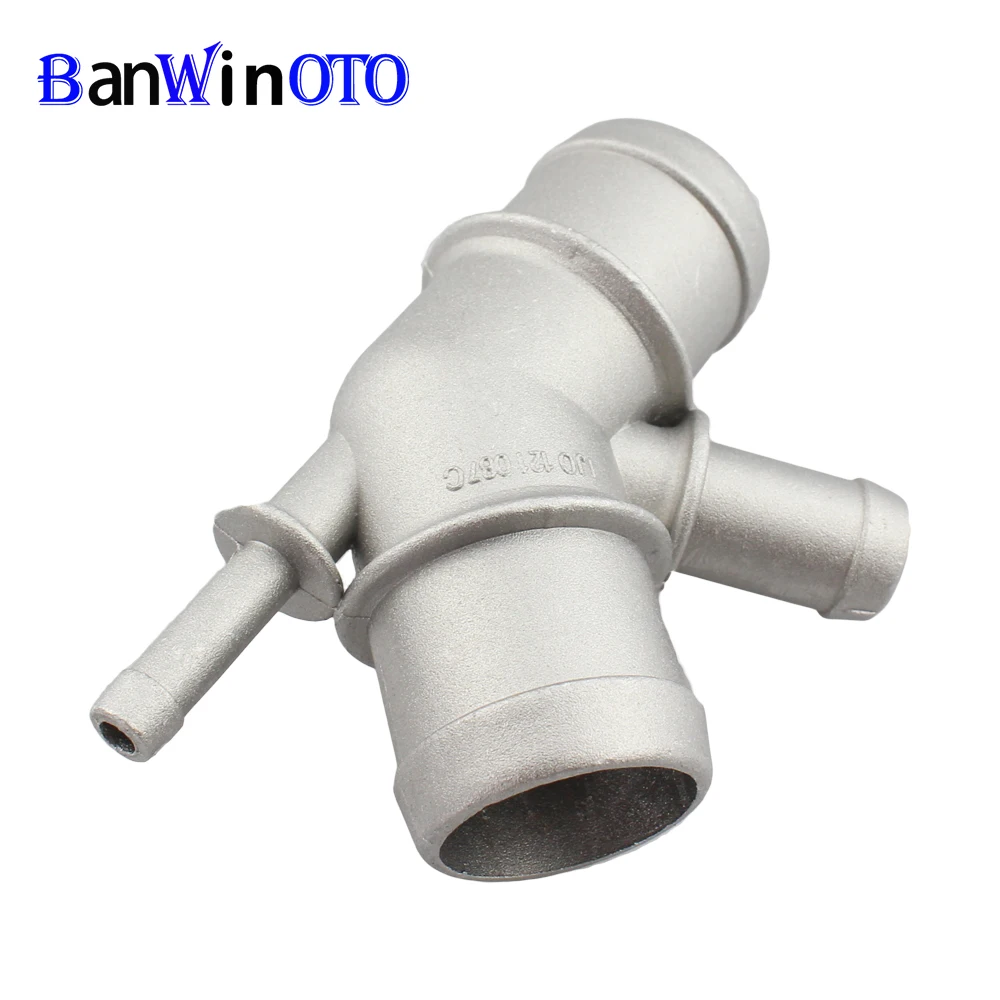 4 sztuk Aluminium wąż płynu chłodzącego silnika złącze rury doładowania dla VW Audi 1J0121087E 1J0121087C 06A121121C 06A121133J — zdjęcie 5