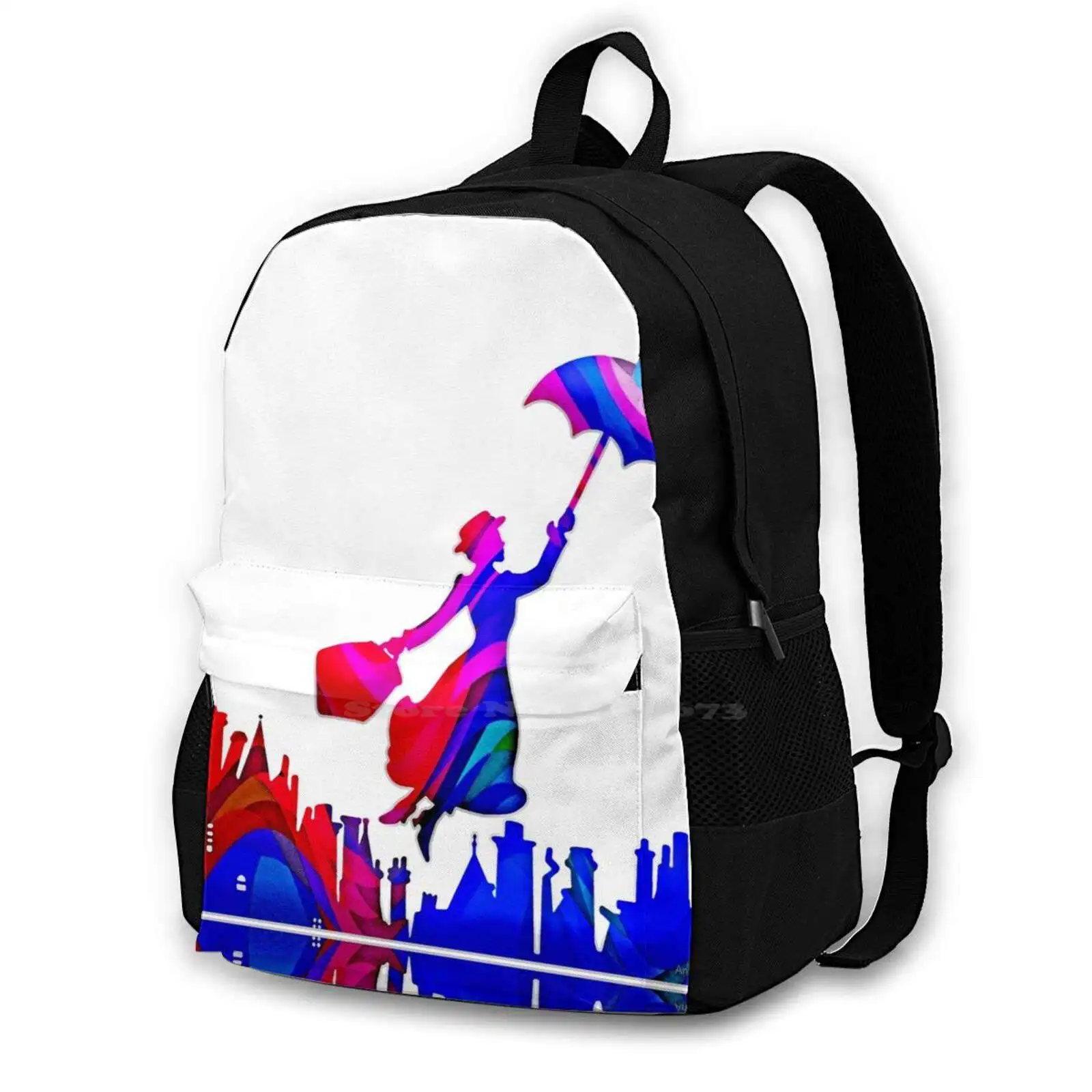 Watercolor Design Hot Sale Schoolbag Backpack Fashion Bags Nanny Party Favors Coffee Baby Shower Party Favors Birthday Party