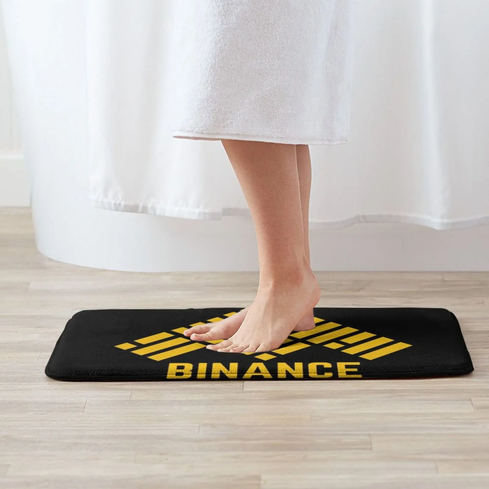 Binance Entrance Door Mat Bath Mat Rug Shib Crypto Money Dogekiller Shib Coin Tokens Shib To The Moon Shiba Inu Crypto Shib