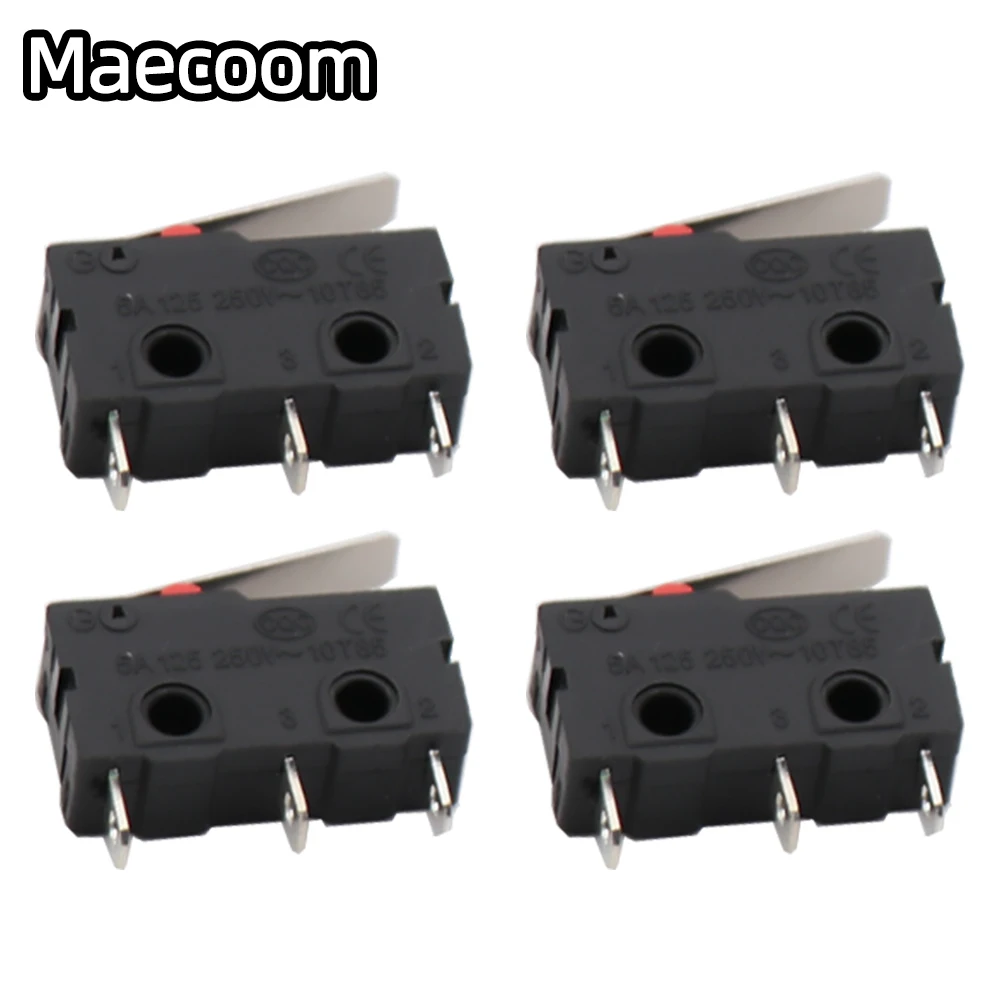 10pcs 3D Printer Limit Switch Push Button Switch KW12 Micro Limit Sensor Auto Switch 3Pins Micro 5A 125 250V 3D Printer Parts