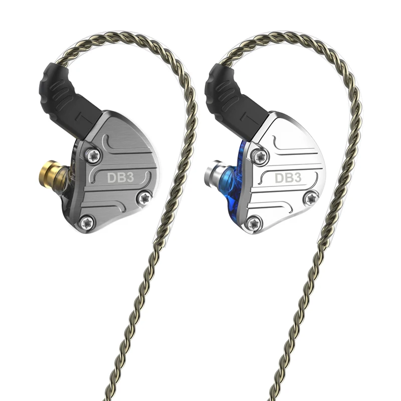 NiceHCK DB3 2DD+1BA Hybrid 3 Driver Units In Ear Earphone Monitor Running Sport Headset HIFI Earbud IEM DJ 2Pin X39 X49