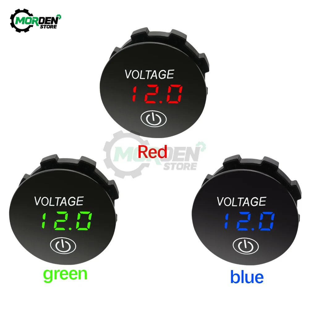 DC 12V-24V Digital Panel Voltmeter Voltage Meter Tester Led Display For Car Auto Motorcycle Accessories Instrument Tools