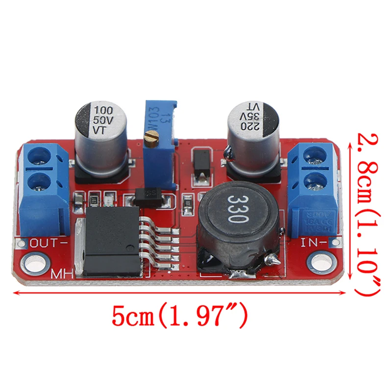 New 5A DC-DC Step Up Power Module Boost Volt Converter 3.3V-35V To 5V 6V 9V 12V 24V