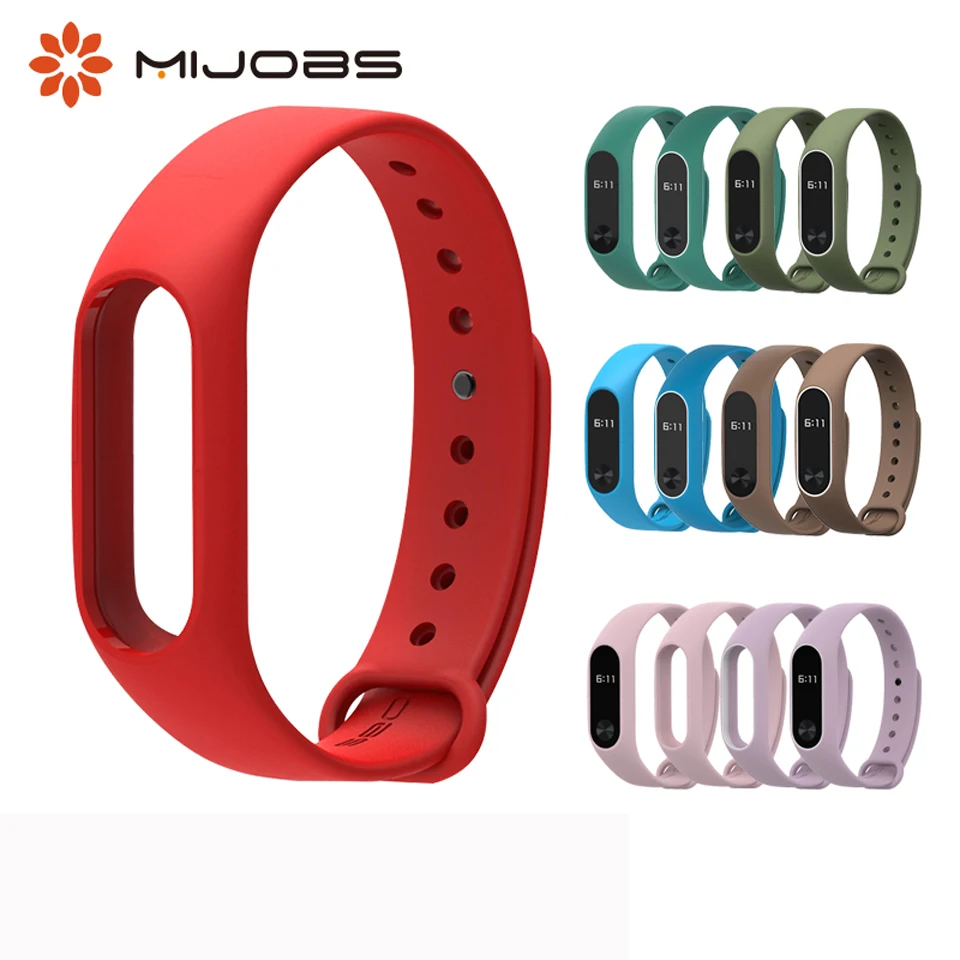 For Xiaomi Mi Band 2 Wrist Strap Silicone for mi Band 2 Wristband Bracelet Accessories Smart Watch Original M2 Miband 2 Strap