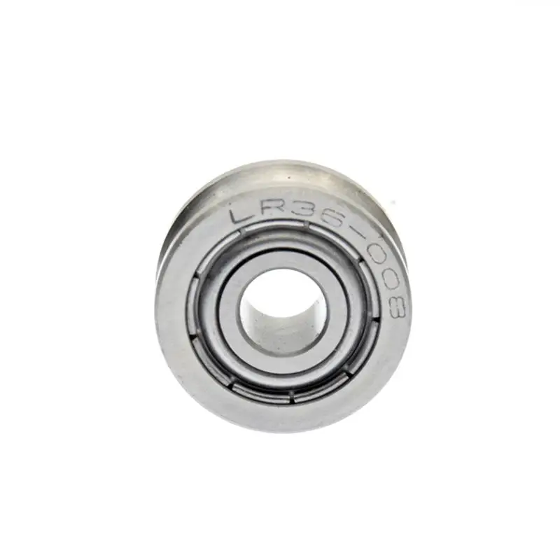 Imagem -04 - Polia do Rolamento do Sulco de u Roda da Trilha Aço Lr36008 8x24x11 mm Diâmetro 8x24x11 mm 10 Pcs 50 Pcs