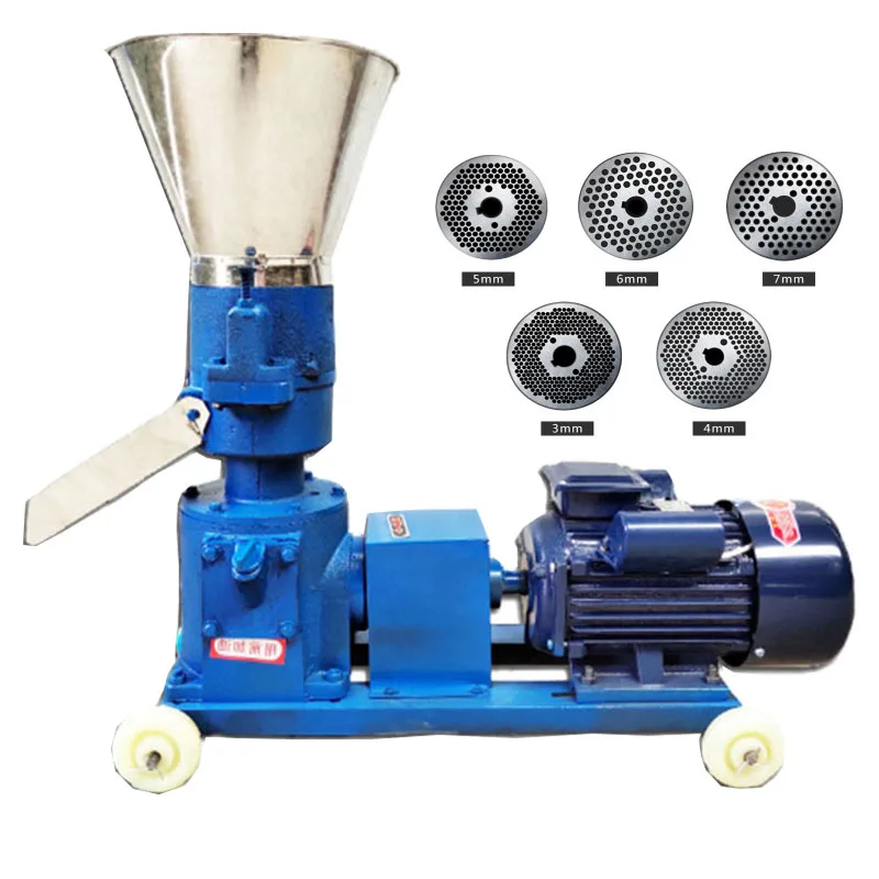 KL125 New Multi-Function Electric Pellet Mill Feed Wood Pellet Mill Machine Pelletpress 100kg/h-120kg/h