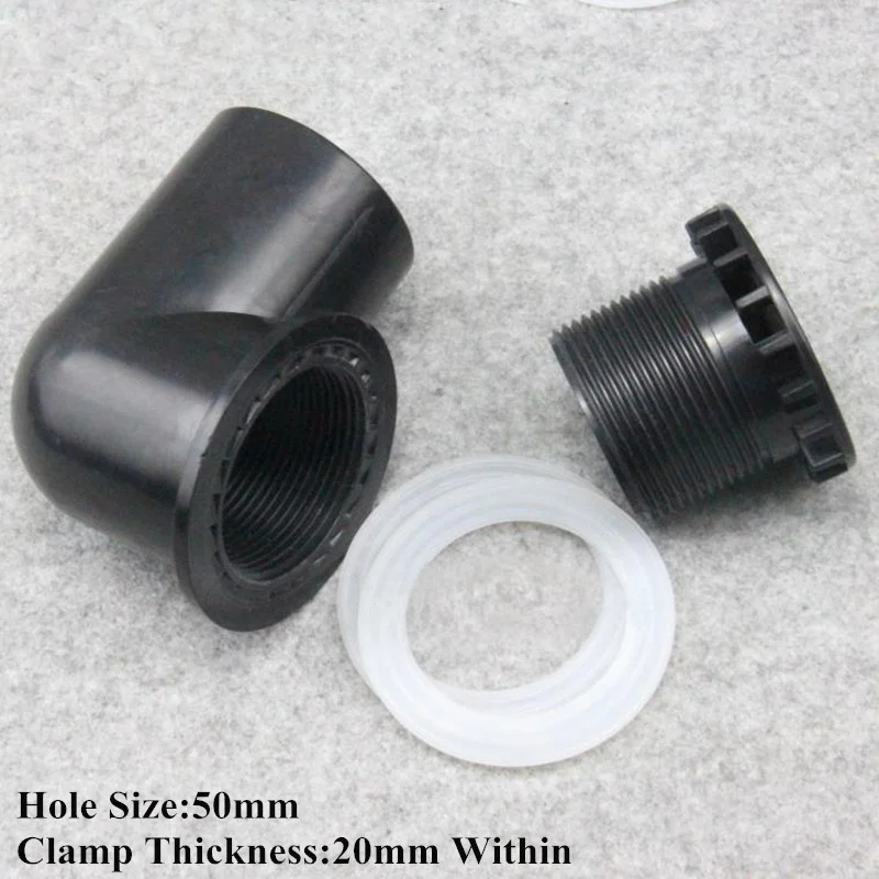 Drainage Pipe for Fish Tank Aquarium Connector Plastic Tube Joint Water Pipe Connector Joint Fish Tank Drain Drainage Supplies