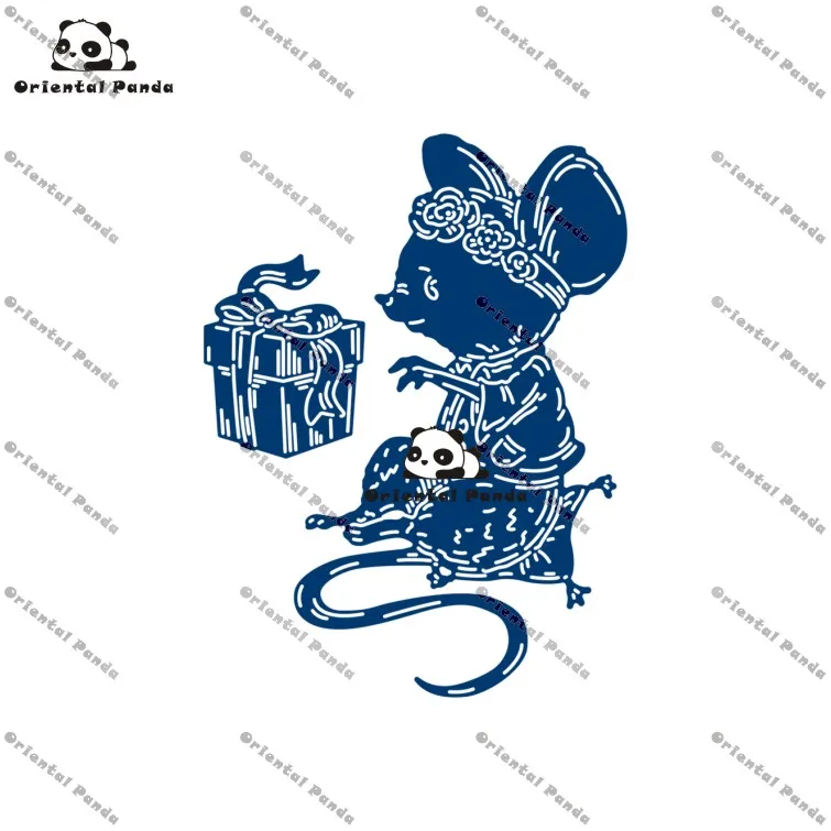 New Dies 2020 Cute mouse  Metal Cutting Dies diy Dies photo album cutting dies Scrapbooking Stencil Die Cuts mini album die