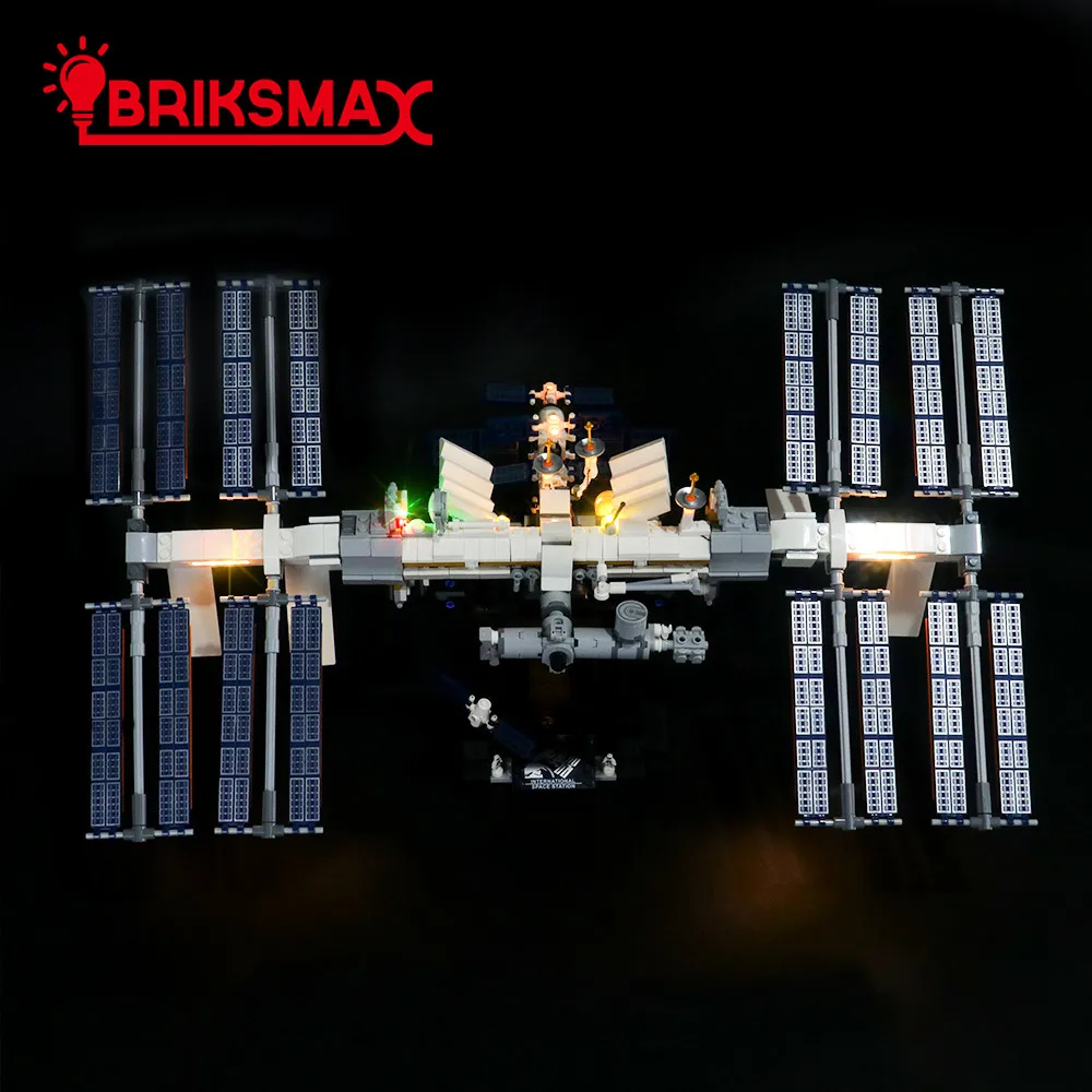 BriksMax Led Light Kit for 21321 International Space Station Building Blocks Set (NOT Include the Model) Toys for Children