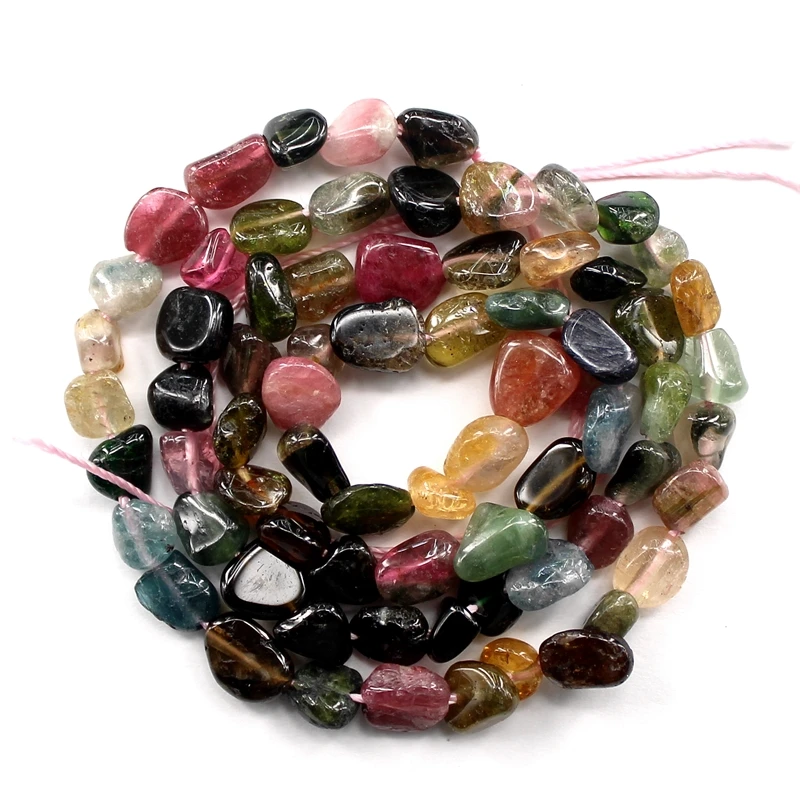 4-7mm Irregular Natural Amethyst Garnet Citrines Tourmaline Labradorite Fluorite Chip Stone Beads For Making Bracelets Necklace