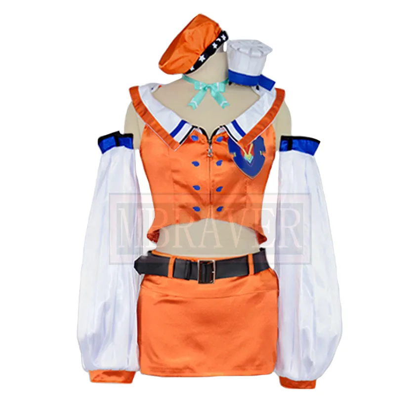 Youtube Vtuber Hololive Takanashi Kiara Cosplay Costume Uniform Christmas Halloween Custom-made Any Size