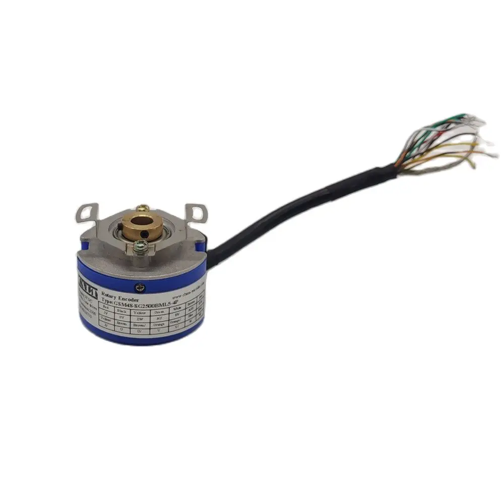 codificador giratorio do servo motor eixo oco codificador uvw semelhante ao jp tamagawa gsm48 2500 linhas mm 01