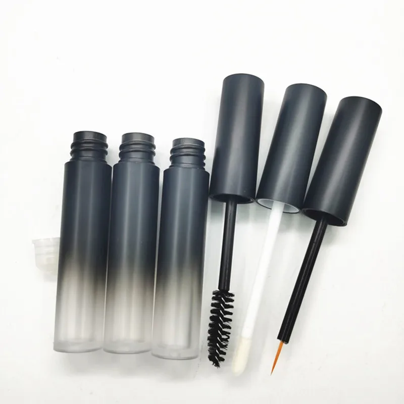 10/30pcs 3ml Lip Gloss Tubes Empty Lipgloss Bottle Gradient Black Eyeliner Mascara Cosmetic Container Packing Container