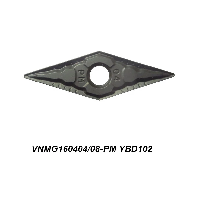 Original VNMG 160404 VNMG160404-PM VNMG160408-PM YBD102 Processing Cast Iron Turning Tool Of CNC Lathe Cutter Carbide Insert