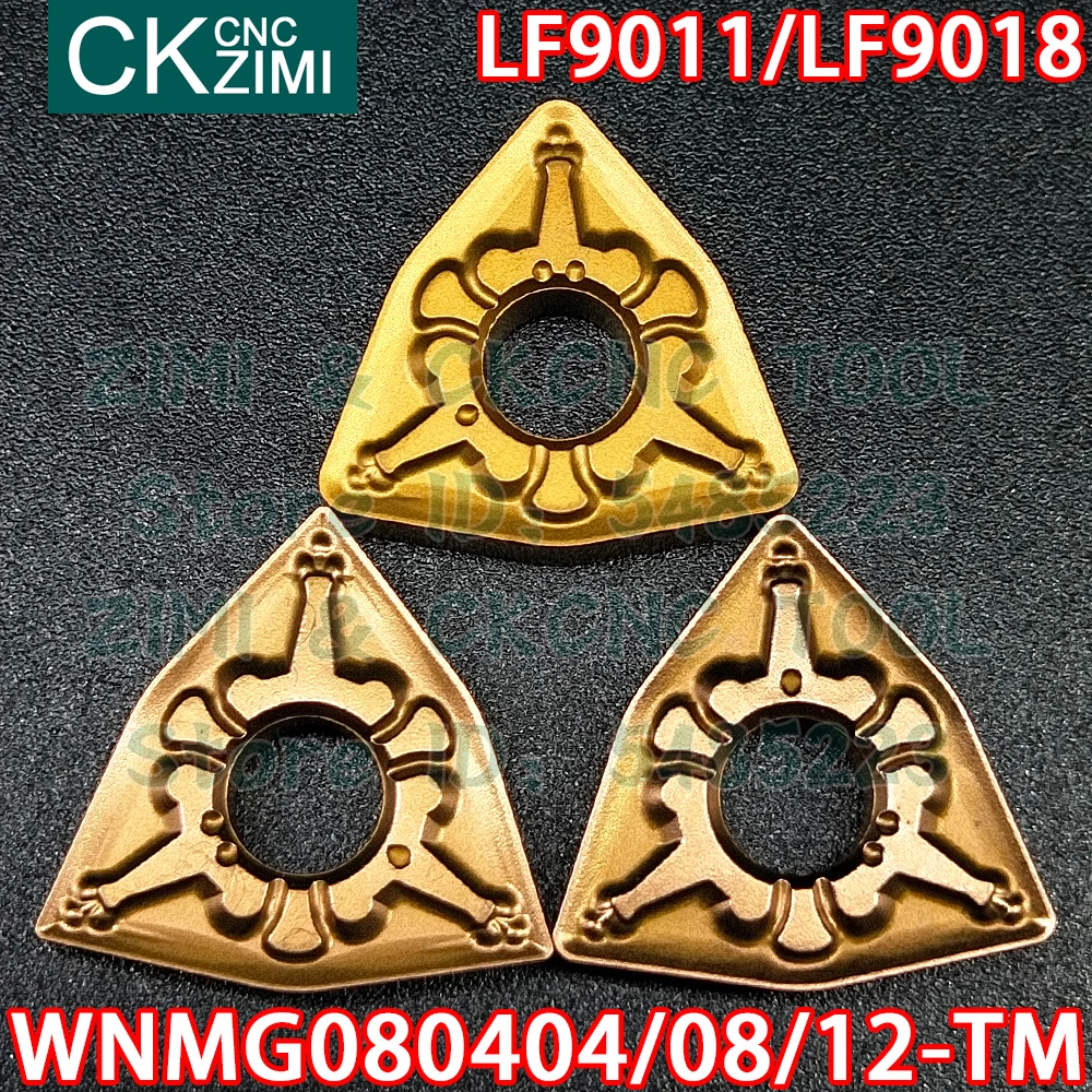 WNMG080404-TM WNMG080408-TM WNMG080412-TM LF9011 LF9018 Karbida Sisipan Eksternal Turning Alat CNC Logam Mesin Bubut Alat WNMG untuk Baja