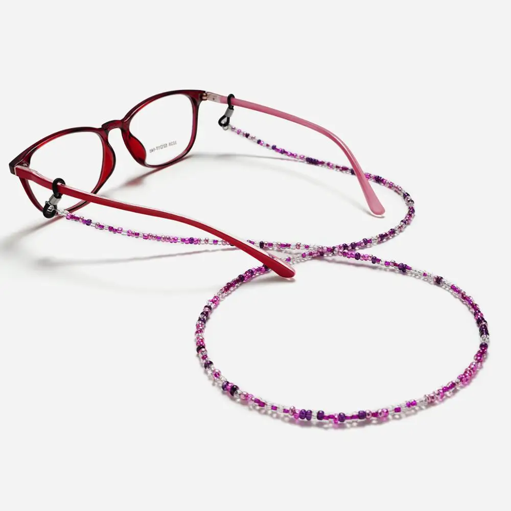 

2022 Hot Womens Small Beads Eyeglass Eyewears Sunglasses Reading Glasses Chain Cord Holder Neck Strap Rope High Quality Chain