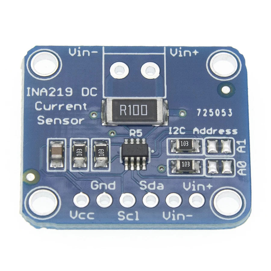 INA219 Bi-directional DC Current Power Supply Sensor Breakout Module DIY 3V-5V IIC I2C Power Monitoring Sensor Module