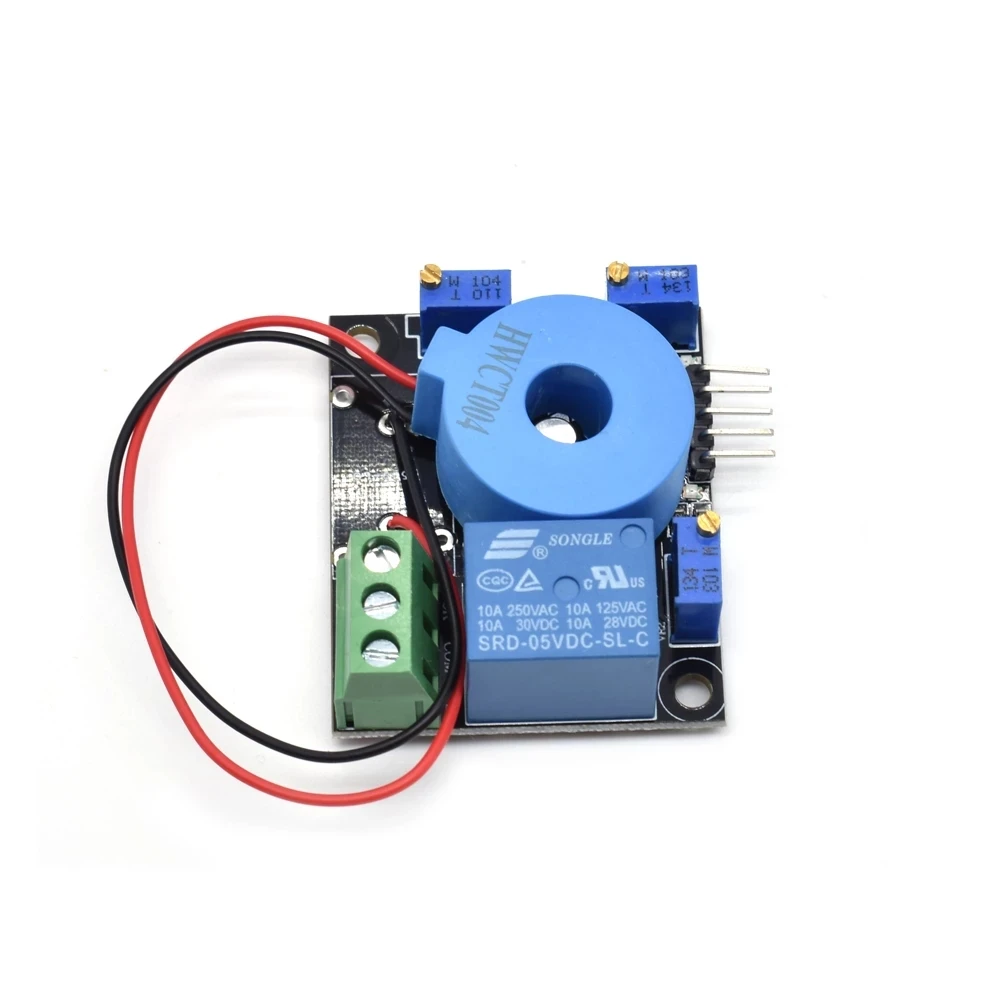 DC 5V Current Detector Sensor Module AC / Short Circuit Detection Max AC 50A Digital Output