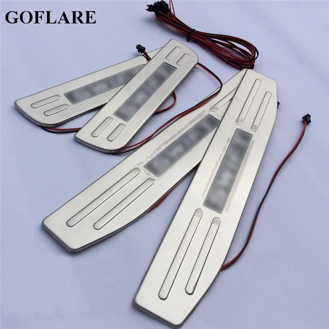 

GOFLARE Car Styling for Suzuki Swift ZC32S accessories 2013-2016 led auto door sill illuminated sills scuff plates thresholds