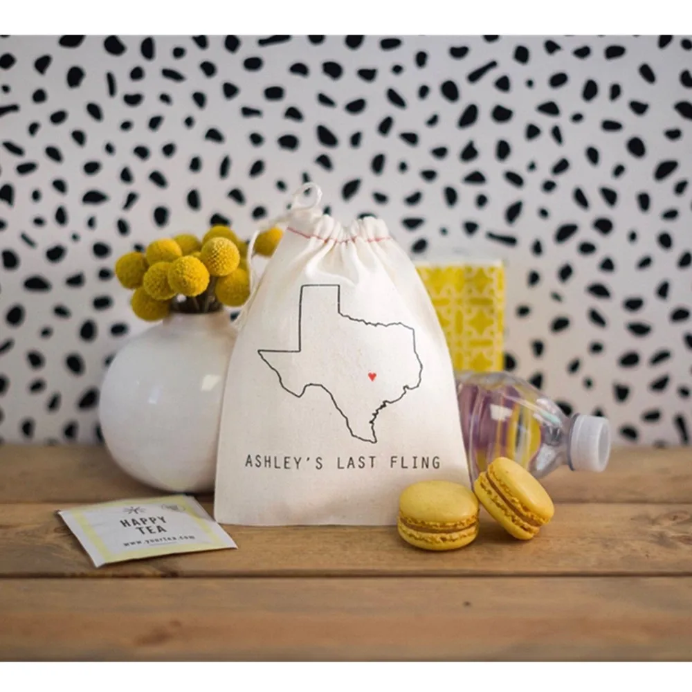 personalized  Texas  Kits  State Outline bags Wedding  Party Favors Bags  cutom Bachelorette Party   Kit bags Texas Outline Bags