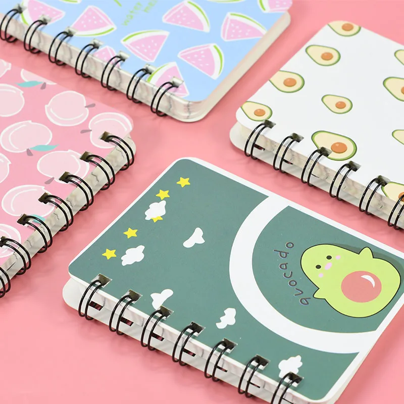 School  Office Cute And Easy To Carry Removable Loose-Leaf Notebook Coil Notebook Pattern Sent Randomly