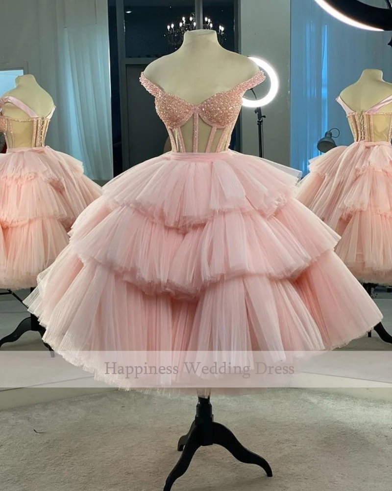 ใหม่ล่าสุดสปาเก็ตตี้สายรัดข้อเท้าความยาวพรหมปาร์ตี้ค็อกเทลชุด Sequins Illusion Tulle Ball Gown หญิง Homecoming ชุด