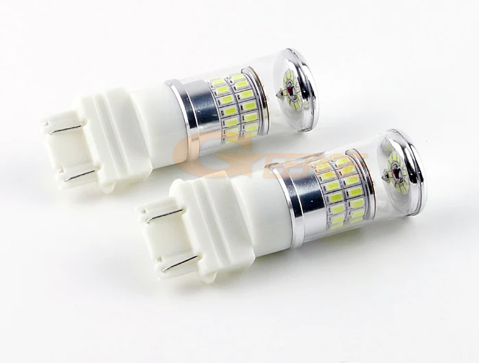 For Jeep Grand Cherokee 2011 2012 2013 2014 2015 HID Headlight Ultra Bright White Reflector 3157 LED Bulbs Daytime Light DRL