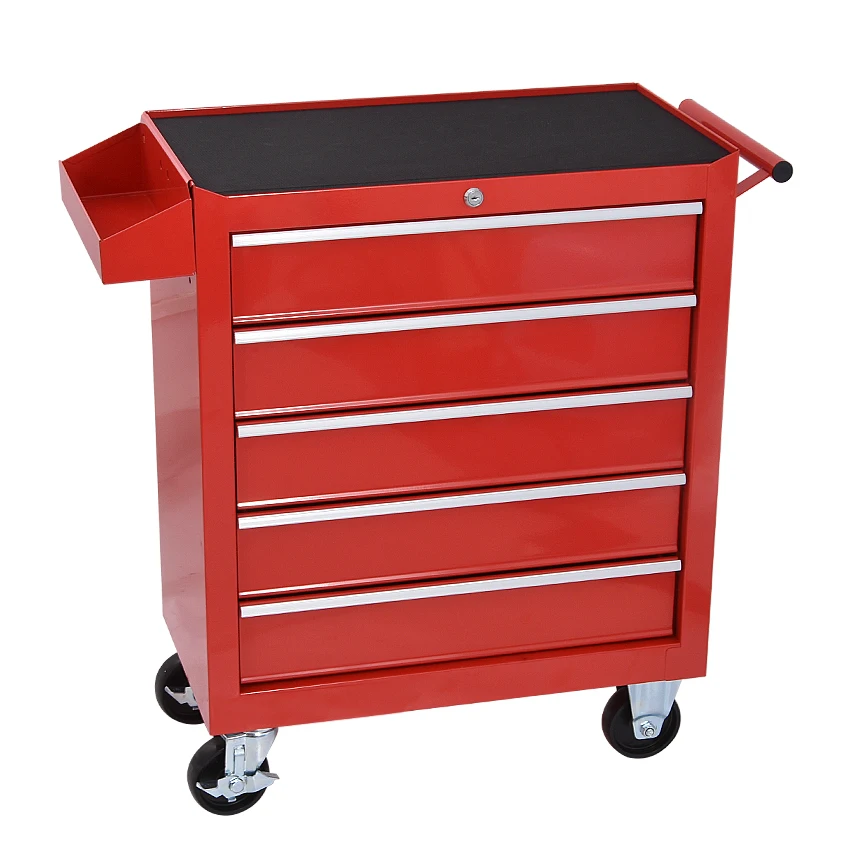 DA-25 5 Drawer Storage Tool Box Trolley Workshop Hardware Mobile Multi-Functional Auto Car Repair Maintenance Toolkit Cabinet