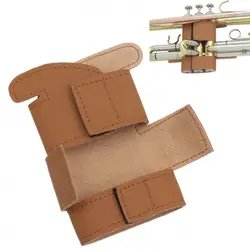 Étui de protection marron professionnel pour trompette, en cuir synthétique, accessoires pour Instruments de musique, tendance