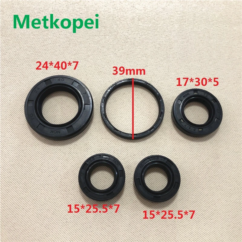 scooter full complete engine oil seal rubber crankshaft gear shaft seal for Honda TACT50 DJ1 50cc TACT 50 spare parts