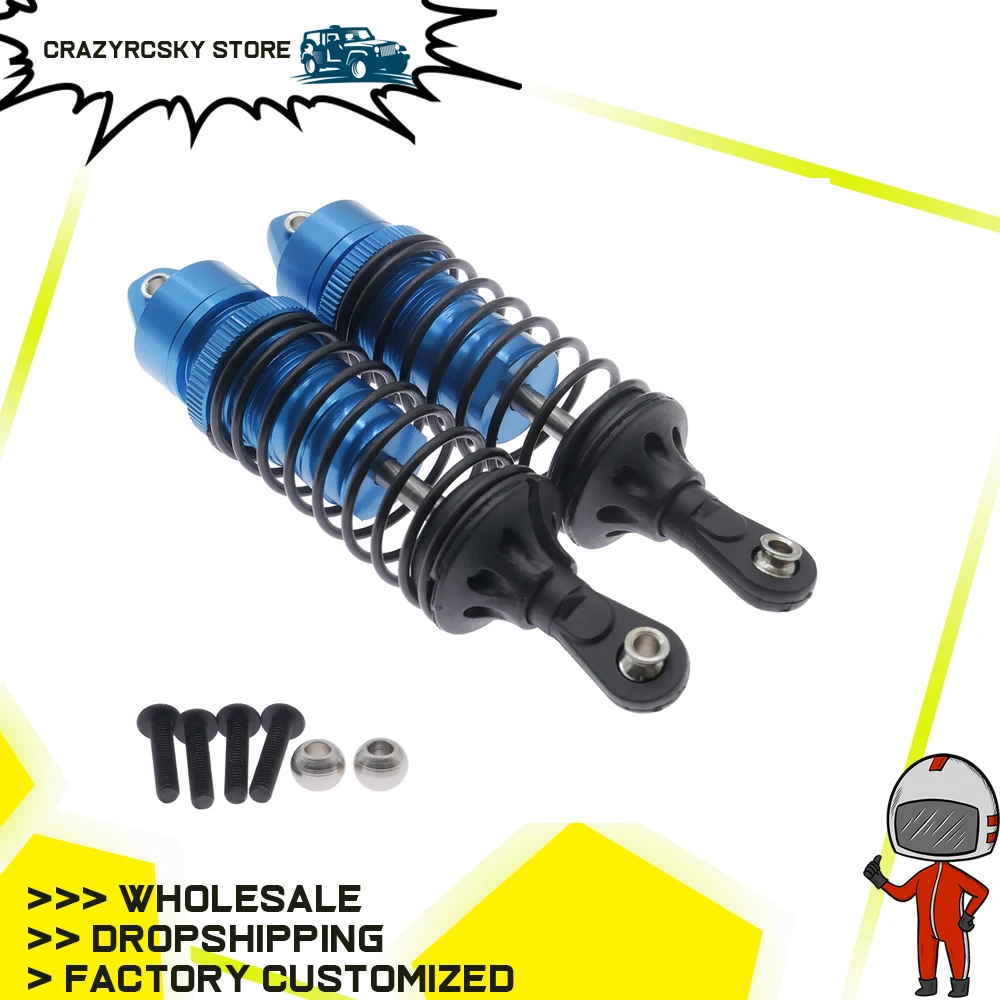 

2pcs 100mm alloy strengthen front shock absorber for rc hobby model car 1-10 ECX 2WD series upgraded hop-up parts