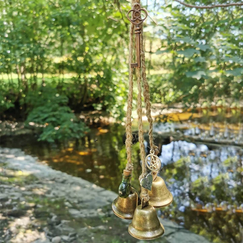 New Witches Bells Door Protection Charm Decor Altar Decor Window Decor Home Protection Home Decor Gift Good Luck Witchcraft