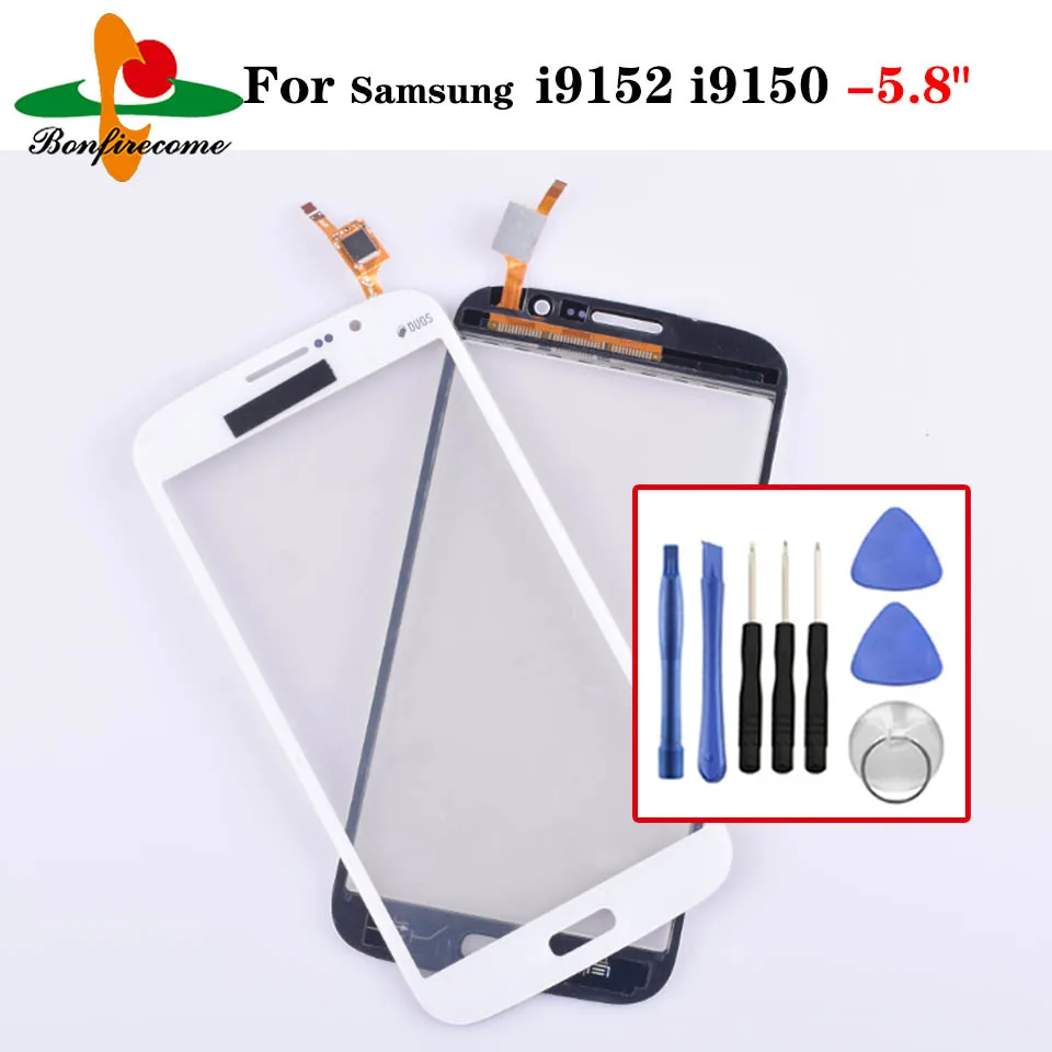 For Samsung Galaxy Mega i9150 i9152 GT-i9150 GT-i9152 Touch Screen Panel Sensor Digitizer Front Glass Lens Replacement