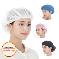 Chef Net Hat Cook Caps Kitchen Health Work Hats Canteen Restaurant Food Service Bakery Baking Female Breathable Cap