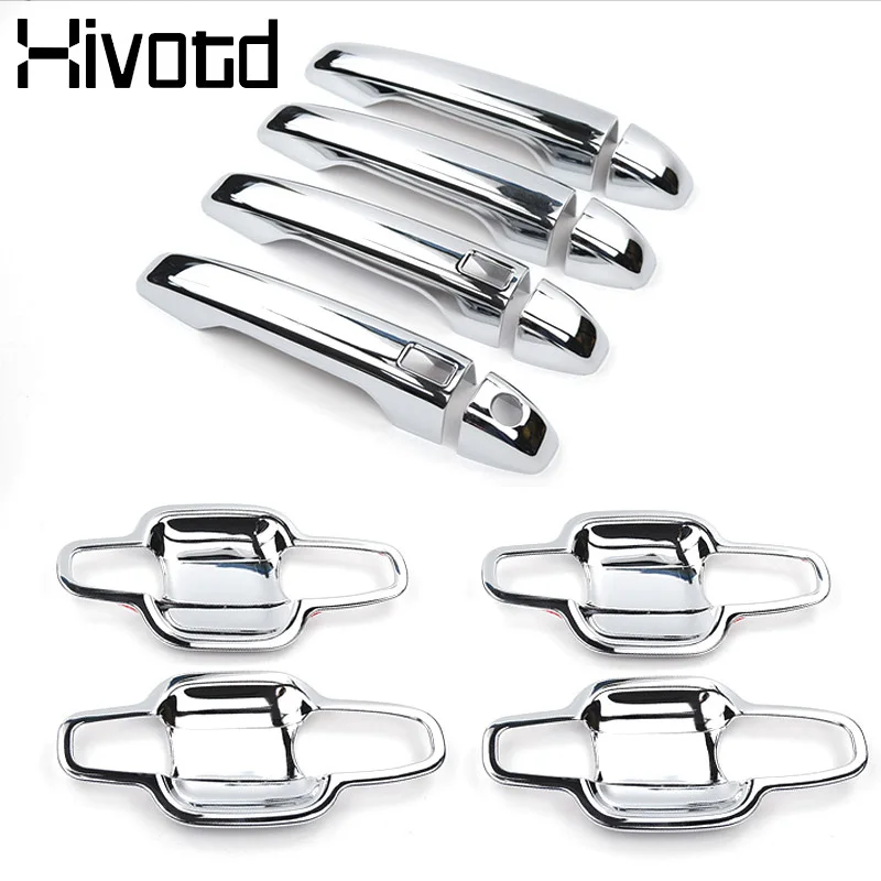 

Hivotd For Geely Atlas Emgrand NL-3 Proton X70 Accessories Car Door Handle Cover Trim Bowls Stickers Chromium Styling 2016-2020