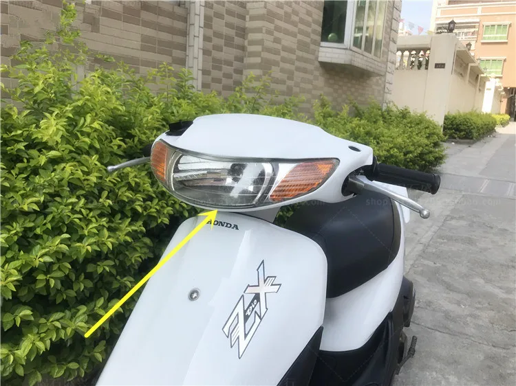 Motorcycle Accessories for HONDA DIOZX AF35 motorcycle scooter headlamp plastic cover motorcycle headlight glass cover