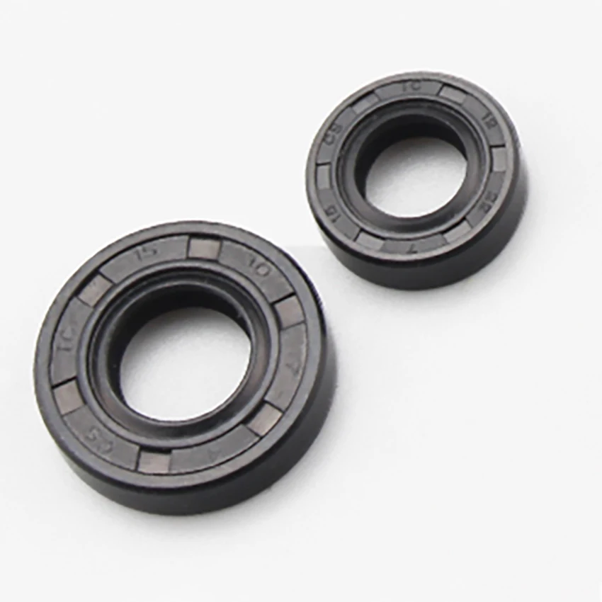 2Pcs/set Law Mower Oil Seal Kit, 2/4 Stroke Brush Cutter Crankshaft Oil Seal, Garden 40-5/139/GX35/140 Grass Trimmer Accessories