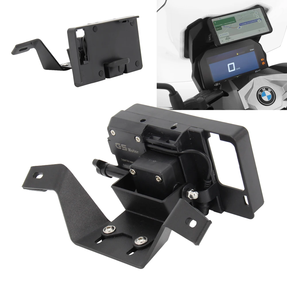 

Motorcycle GPS Smart Phone Navigation Mount Bracket Adapter Mounting Holder Support For BMW C400X C 400 X 400X C400