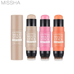 MISSHA Coloring Multi Stick 7.1g New Face Blusher Powder Highlighter Bronzer Makeup Minerals Shimmer Korea Cosmetics