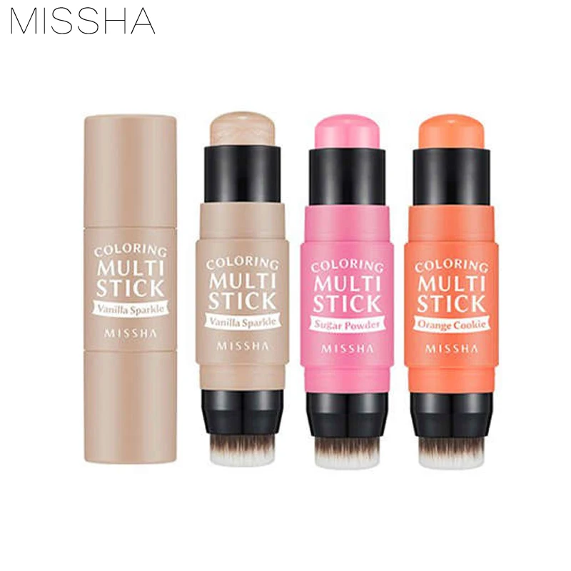 MISSHA Coloring Multi Stick 7.1g New Face Blusher Powder Highlighter Bronzer Makeup Minerals Shimmer Korea Cosmetics