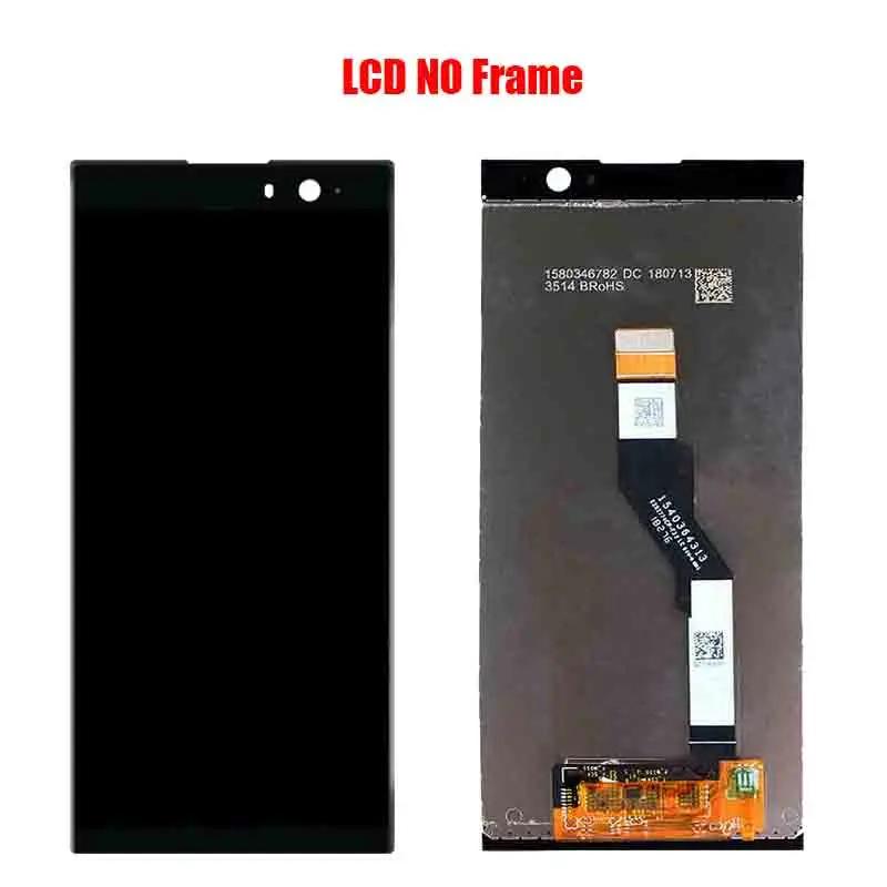 LCD Screen For Sony Xperia XA2 Plus LCD Display H4413 H4493 H3413 XA2 Plus Screen Replacement with Frame Black