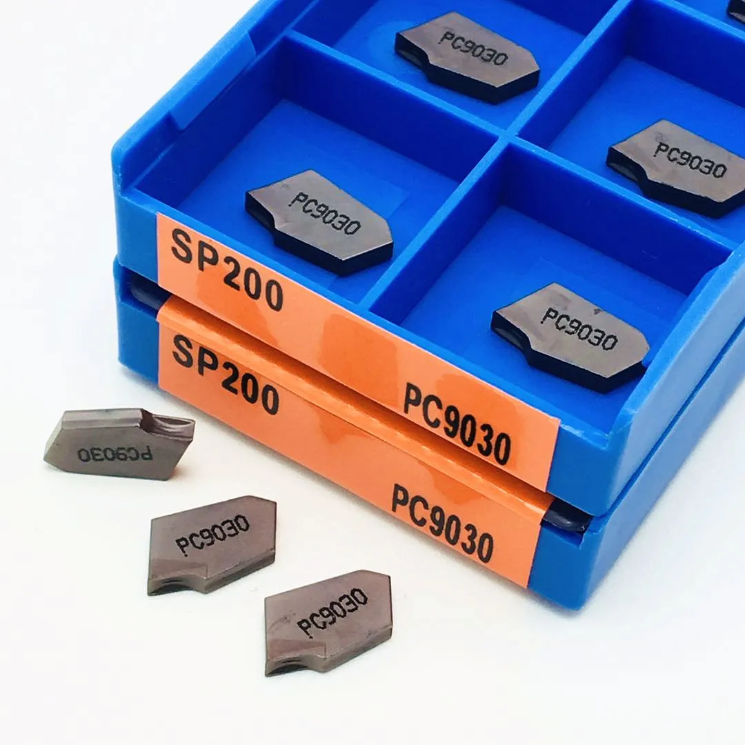 10 pz strumento di scanalatura SP300 PC9030 SP300 SP200 SP400 PC9030 NC3020 NC3030 nuovo utensile per tornitura di metalli in metallo duro